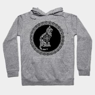 Black Cat Mandala Hoodie